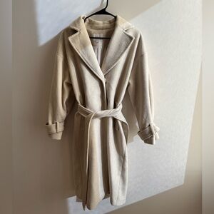 LOFT Cream Trench Coat